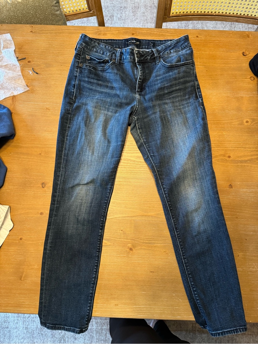 Lucky Brand Dark Blue Ankle Jeans